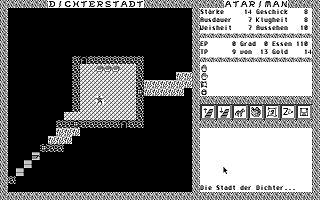 Stadt der Dichter (Die) atari screenshot